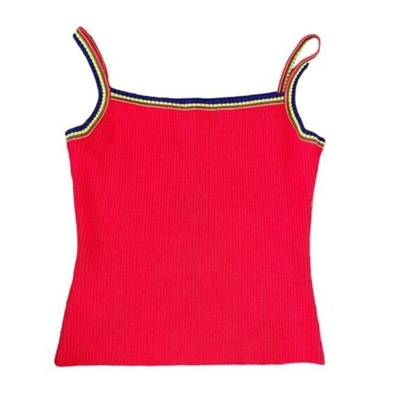 Y2K semi crop red top Deng Hao XS - Picture 3 of 4